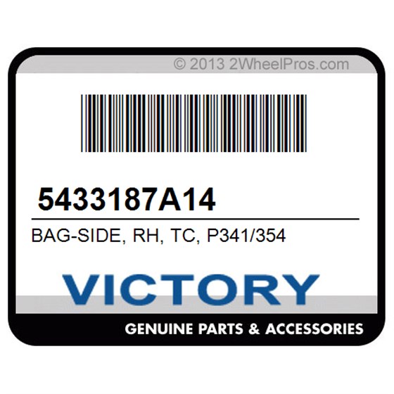 Victory 5433187A14 Bag-Side, Rh, Tc, P341/354