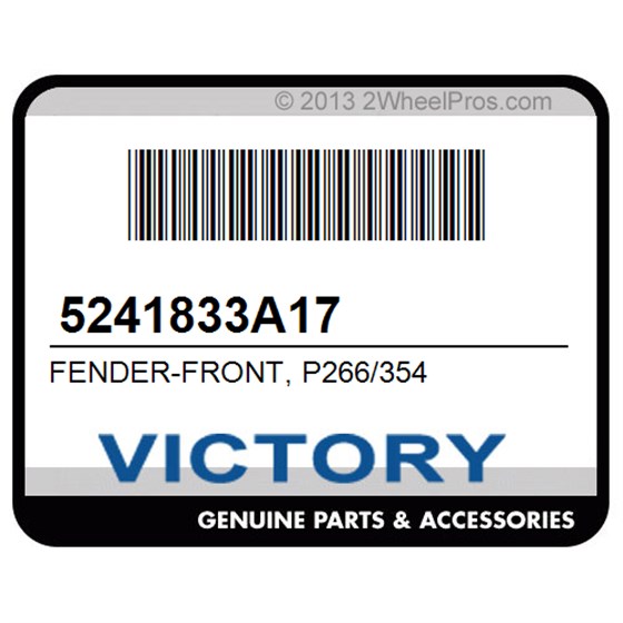 Victory 5241833A17 Fender-Front, P266/354