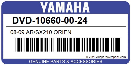 Yamaha DVD-10660-00-24 08-09 Ar/Sx210 Orien