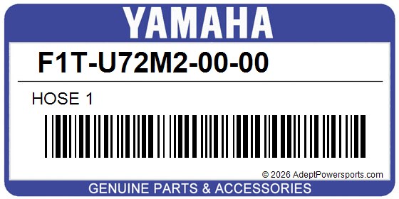 Yamaha F1T-U72M2-00-00 Hose 1