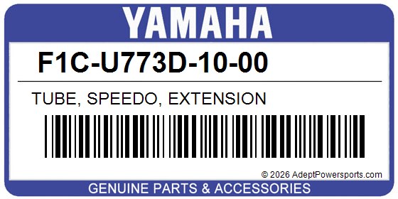 Yamaha F1C-U773D-10-00 Tube, Speedo, Extension