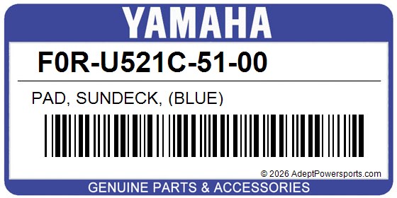 Yamaha F0R-U521C-51-00 Pad, Sundeck, (Blue)