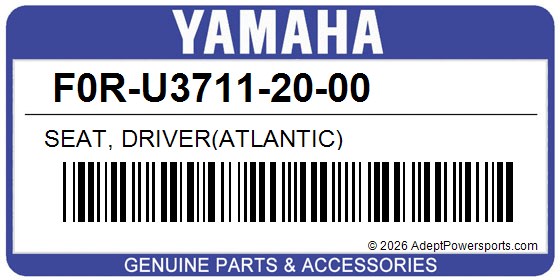 Yamaha F0R-U3711-20-00 Seat, Driver(Atlantic)