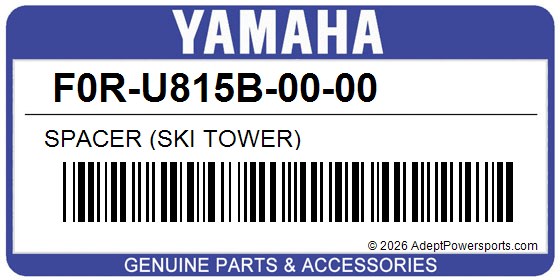 Yamaha F0R-U815B-00-00 Spacer (Ski Tower)