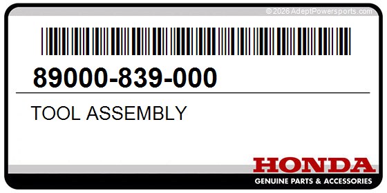 Honda 89000-839-000 Tool Assembly