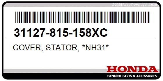 Honda 31127-815-158XC Cover, Stator, *Nh31*