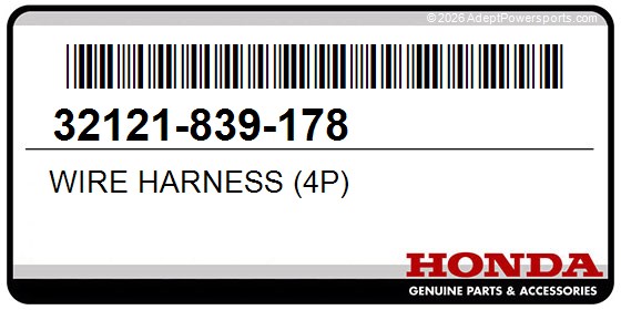Honda 32121-839-178 Wire Harness (4P)