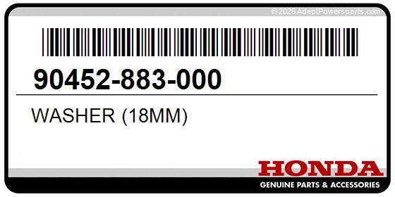 Honda 90452-883-000 Washer (18Mm)