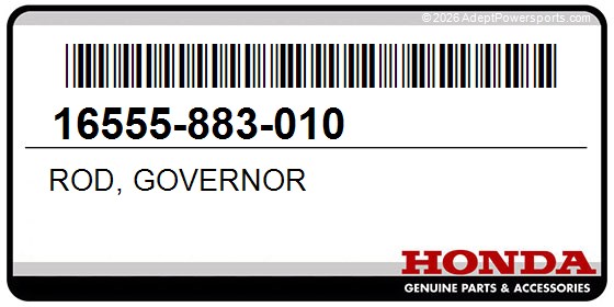 Honda 16555-883-010 Rod, Governor