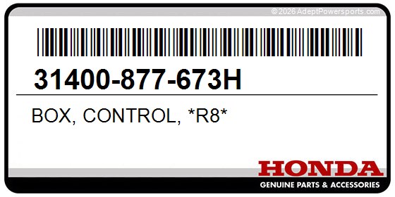 Honda 31400-877-673H Box, Control, *R8*