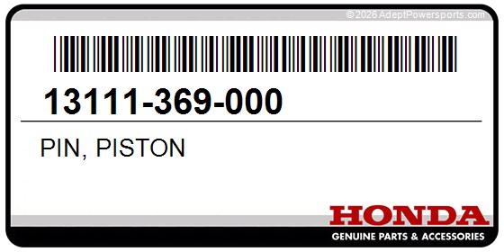 Honda 13111-369-000 Pin, Piston