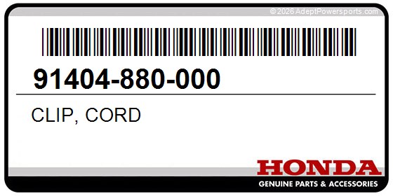 Honda 91404-880-000 Clip, Cord