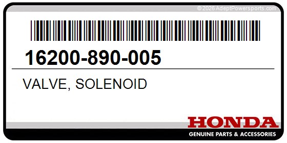 Honda 16200-890-005 Valve, Solenoid