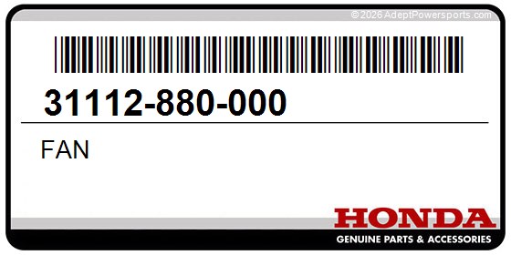 Honda 31112-880-000 Fan