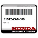 Honda 31512-ZA0-000 Plate