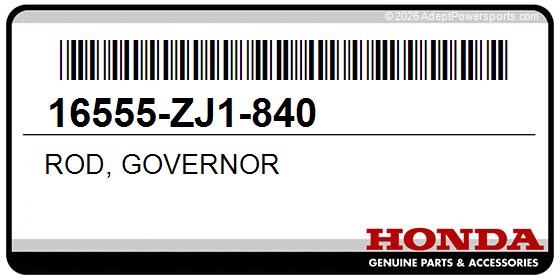 Honda 16555-ZJ1-840 Rod, Governor