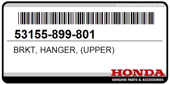 Honda 53155-899-801 Brkt, Hanger, (Upper)