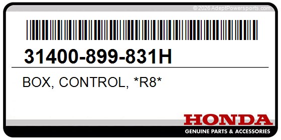 Honda 31400-899-831H Box, Control, *R8*