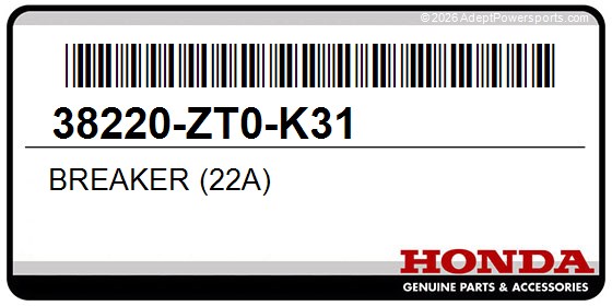 Honda 38220-ZT0-K31 Breaker (22A)