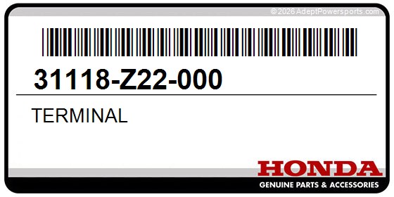 Honda 31118-Z22-000 Terminal
