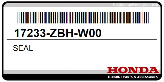 Honda 17233-ZBH-W00 Seal