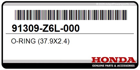 Honda 91309-Z6L-000 O-Ring (37.9X2.4)