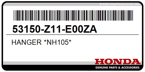 Honda 53150-Z11-E00ZA Hanger *Nh105*