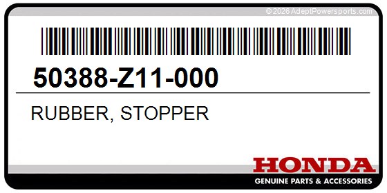 Honda 50388-Z11-000 Rubber, Stopper