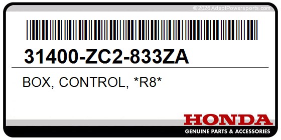 Honda 31400-ZC2-833ZA Box, Control, *R8*