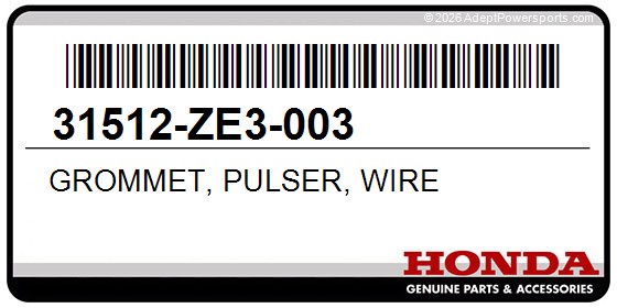 Honda 31512-ZE3-003 Grommet, Pulser, Wire