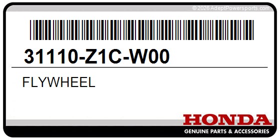 Honda 31110-Z1C-W00 Flywheel