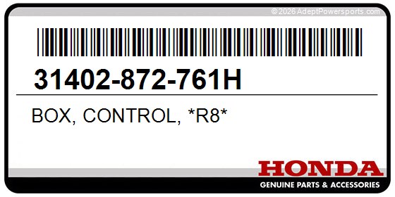 Honda 31402-872-761H Box, Control, *R8*
