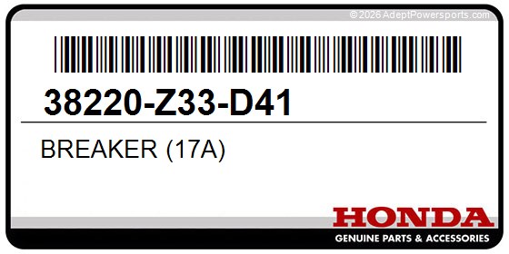 Honda 38220-Z33-D41 Breaker (17A)