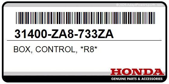 Honda 31400-ZA8-733ZA Box, Control, *R8*