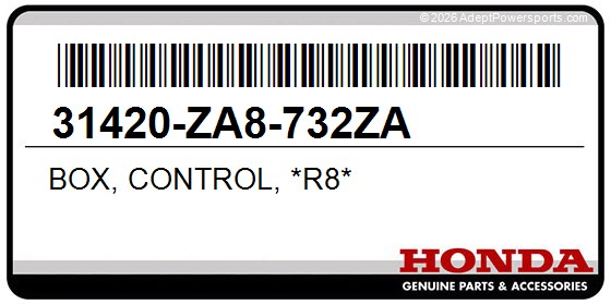 Honda 31420-ZA8-732ZA Box, Control, *R8*