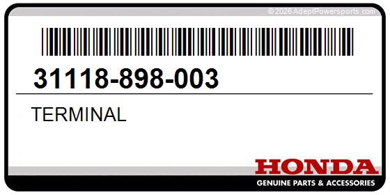 Honda 31118-898-003 Terminal