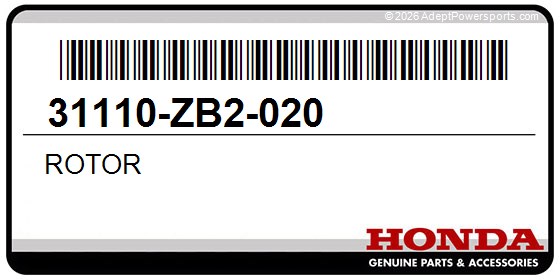 Honda 31110-ZB2-020 Rotor