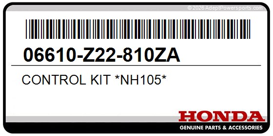 Honda 06610-Z22-810ZA Control Kit *Nh105*