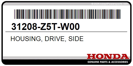 Honda 31208-Z5T-W00 Housing, Drive, Side