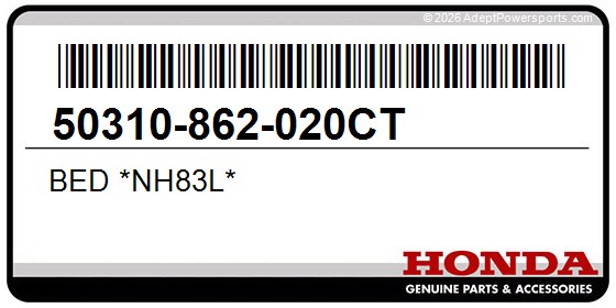 Honda 50310-862-020CT Bed *Nh83l*