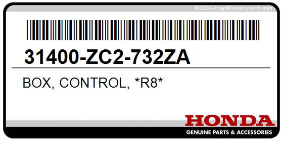 Honda 31400-ZC2-732ZA Box, Control, *R8*