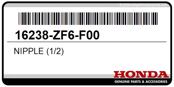 Honda 16238-ZF6-F00 Nipple (1/2)