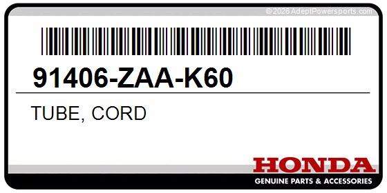 Honda 91406-ZAA-K60 Tube, Cord