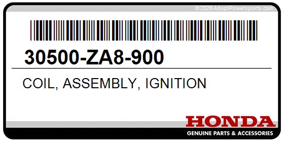 Honda 30500-ZA8-900 Coil, Assembly, Ignition