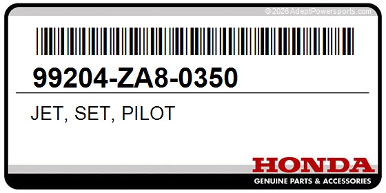 Honda 99204-ZA8-0350 Jet, Set, Pilot