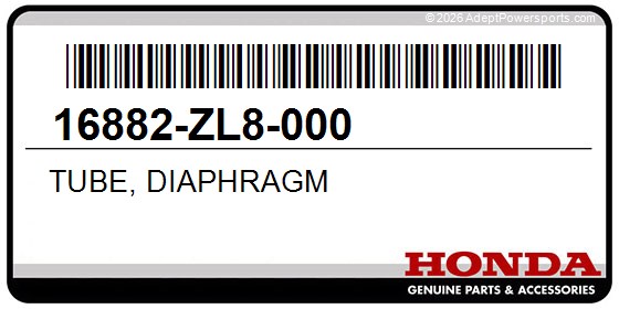Honda 16882-ZL8-000 Tube, Diaphragm