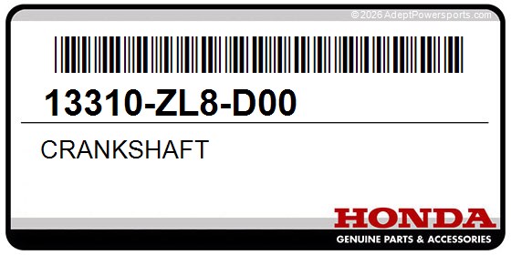 Honda 13310-ZL8-D00 Crankshaft