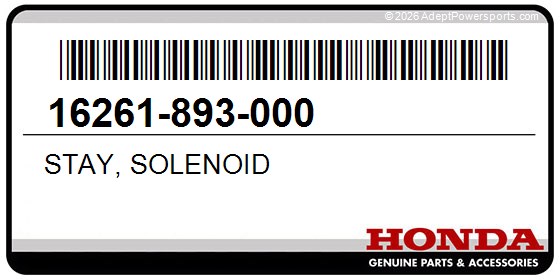 Honda 16261-893-000 Stay, Solenoid
