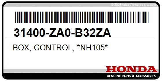 Honda 31400-ZA0-B32ZA Box, Control, *Nh105*