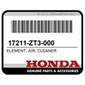 Honda 17211-ZT3-000 Element, Air, Cleaner